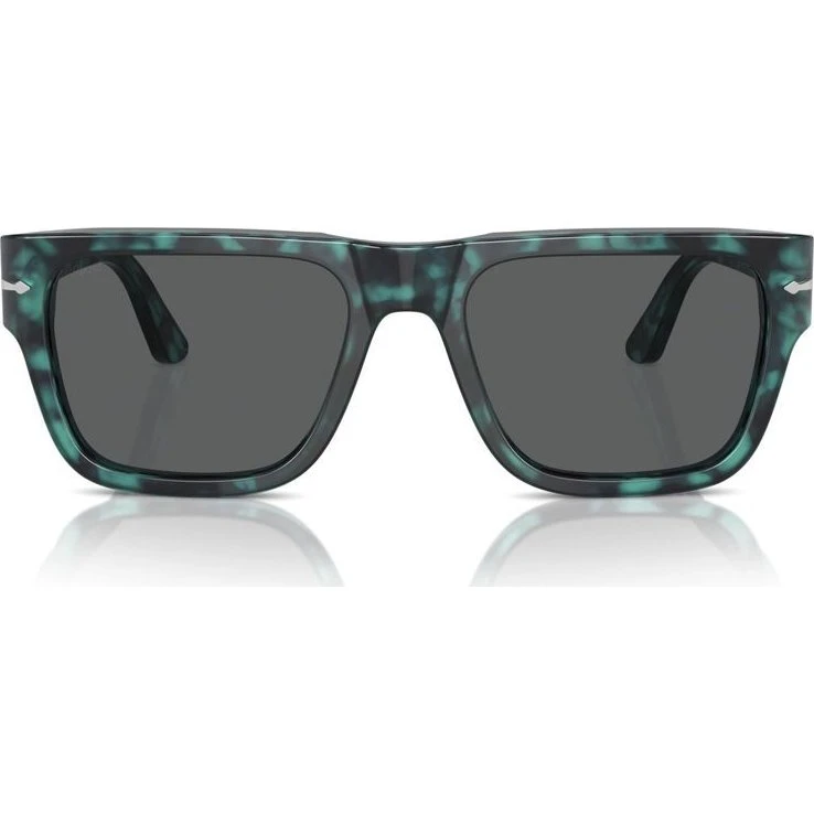 Persol PO 3348S Gafas de Sol Cuadradas Unisex Habano Gris 55mm