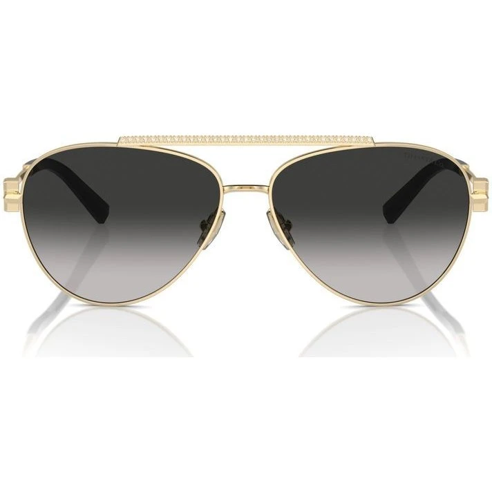 Tiffany & Co. Gafas de Sol TF 3101B Piloto Oro y Gris