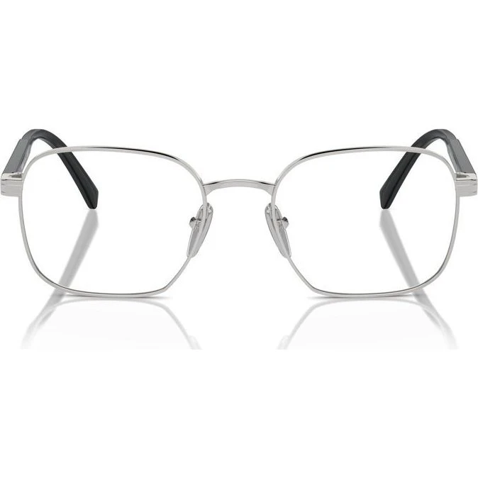 Prada PR A55V Gafas de Vista Hombre Plata Redondas
