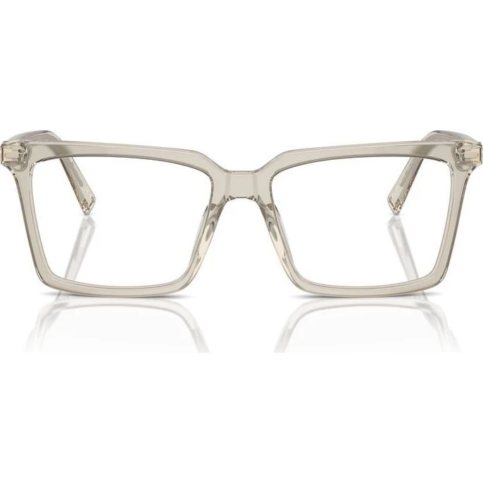 Miu Miu VMU 08XV Gafas de Vista Cuadradas Gris para Mujer