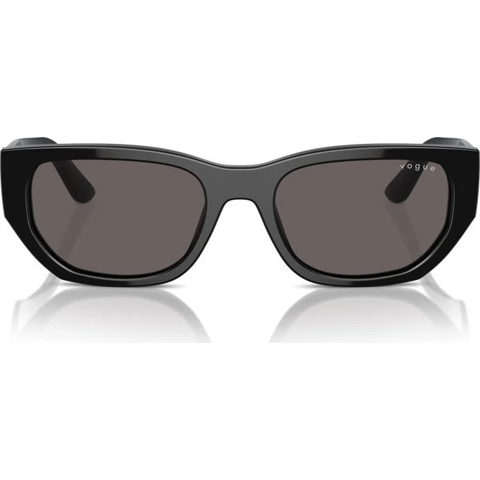 Vogue Vo 5586s Gafas de Sol Rectangulares para Mujer - Negro/Gris