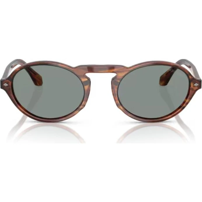 Giorgio Armani AR 8219U Gafas de Sol Redondas Marrón Azul 52mm