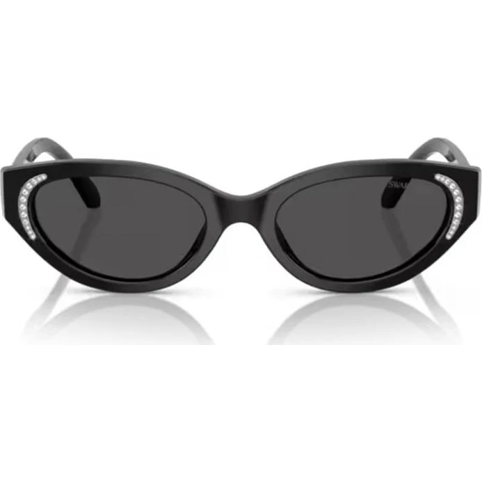 Swarovski SK6030 Gafas de Sol Ojo de Gato Negro y Gris 52mm