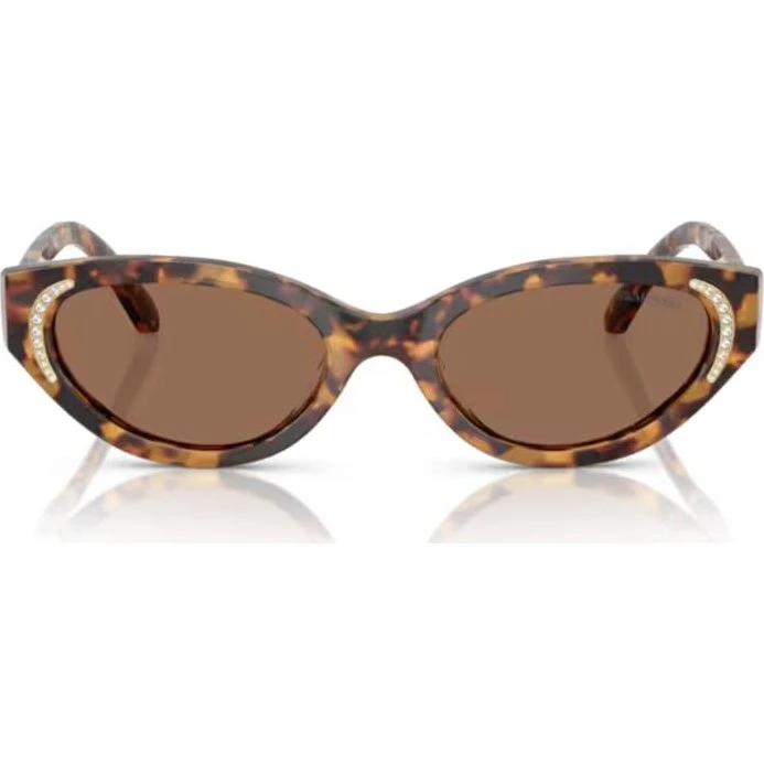 Swarovski Gafas de Sol SK6030 Cat Eye Marrón Habano 52mm