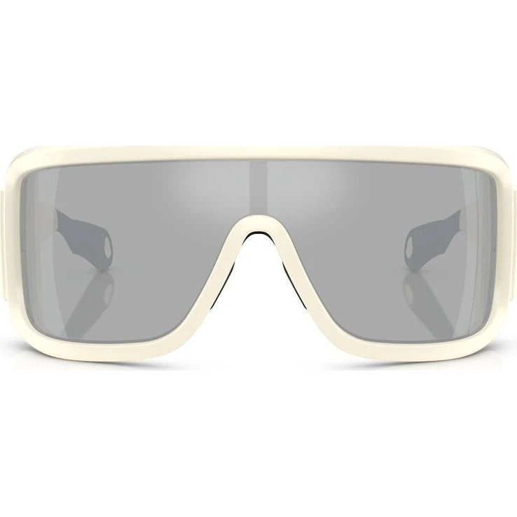 Moncler ME8003 Gafas de Sol Unisex Blanco y Gris Espejo