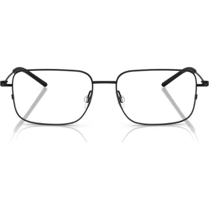 Moncler ME1004 Gafas de Vista Unisex Cuadradas en Acero Negro