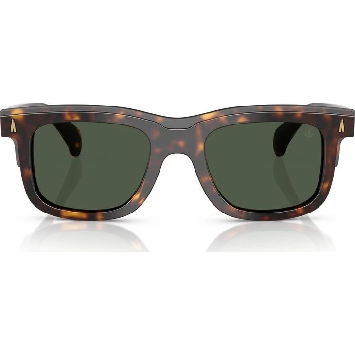 Moncler ME6004 Gafas de Sol Cuadradas Habano Verde Unisex