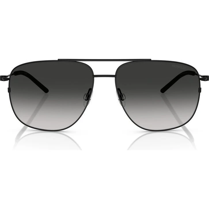 Moncler ME4004 Gafas de Sol Unisex Geométricas Negro Gris