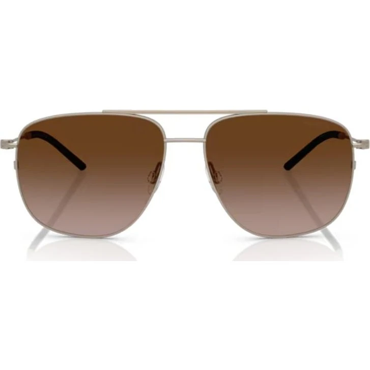 Moncler ME4004 Gafas de Sol Unisex Geométricas Oro y Marrón