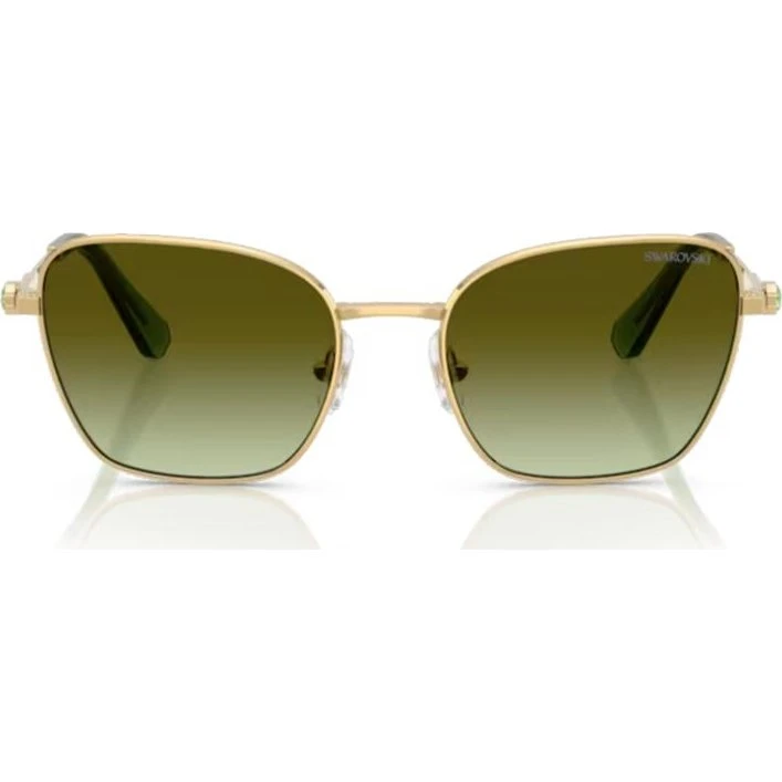Swarovski SK7029 Gafas de Sol Mujer Oro Cuadradas 58mm