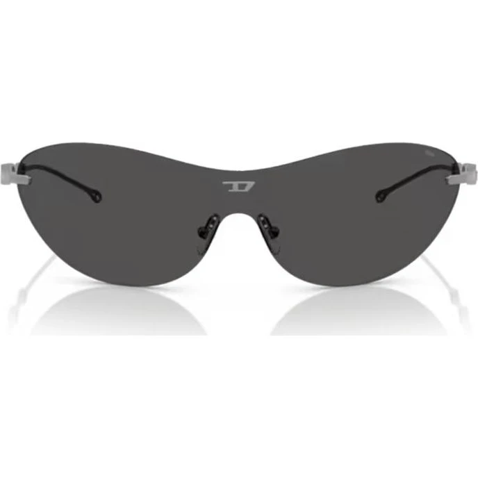 Diesel DL 1006 Gafas de Sol Unisex Ovaladas en Rutenio Gris