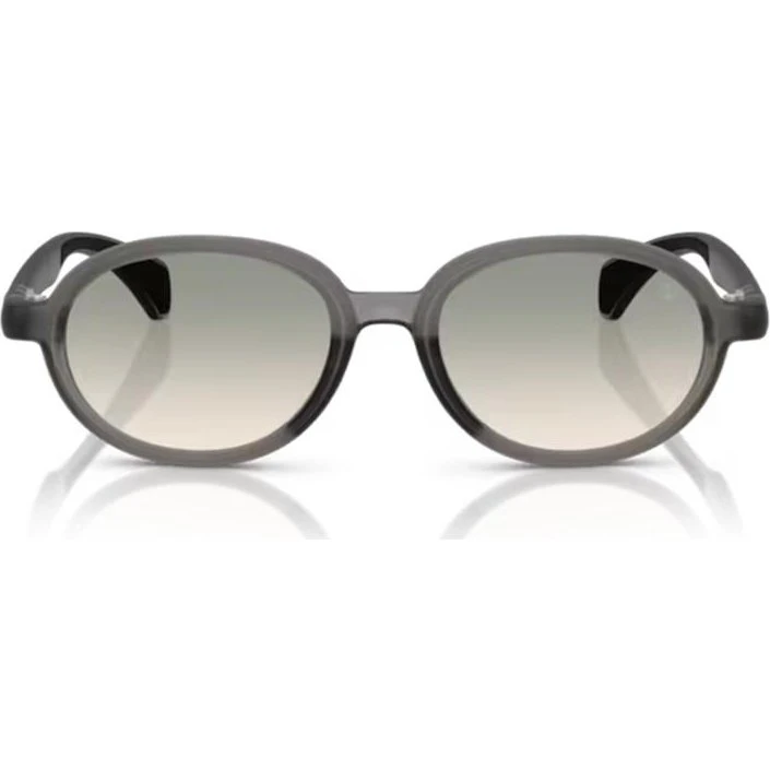 Moncler ME8006 Gafas de Sol Redondas Unisex Gris y Verde 51mm