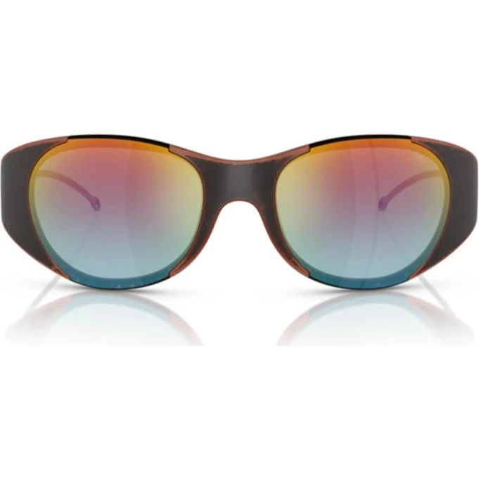 Diesel DL 3003 Gafas de Sol Unisex - Negro y Naranja 57mm