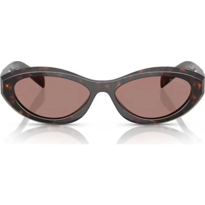 Prada PR 26ZS Gafas de Sol Ojo de Gato Marrón Acetato