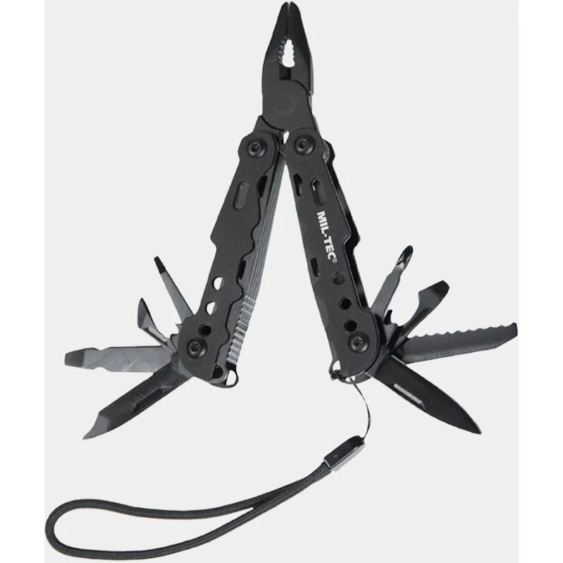 Mil-Tec Cobra Multiherramienta Negra con Funda