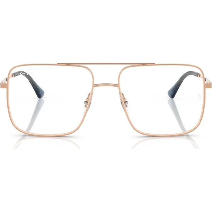 Ray-Ban Ari Rx 3758V Gafas de Vista Unisex en Acero Oro Rosa