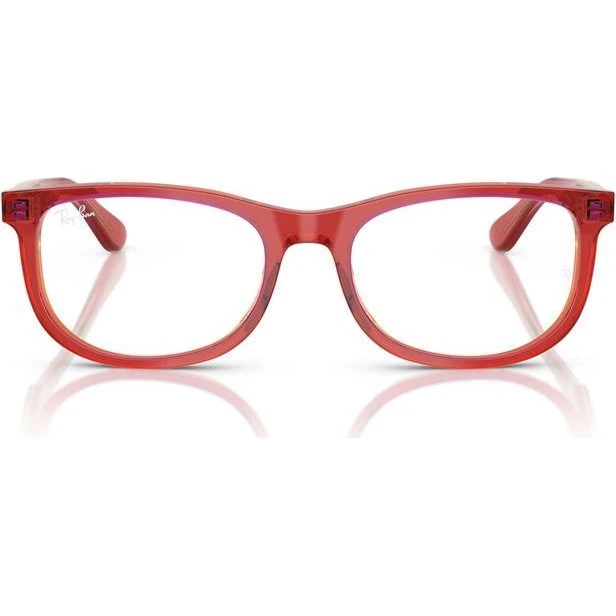 Ray-Ban RY1642 Gafas de Vista Unisex en Acetato Rojo Transparente