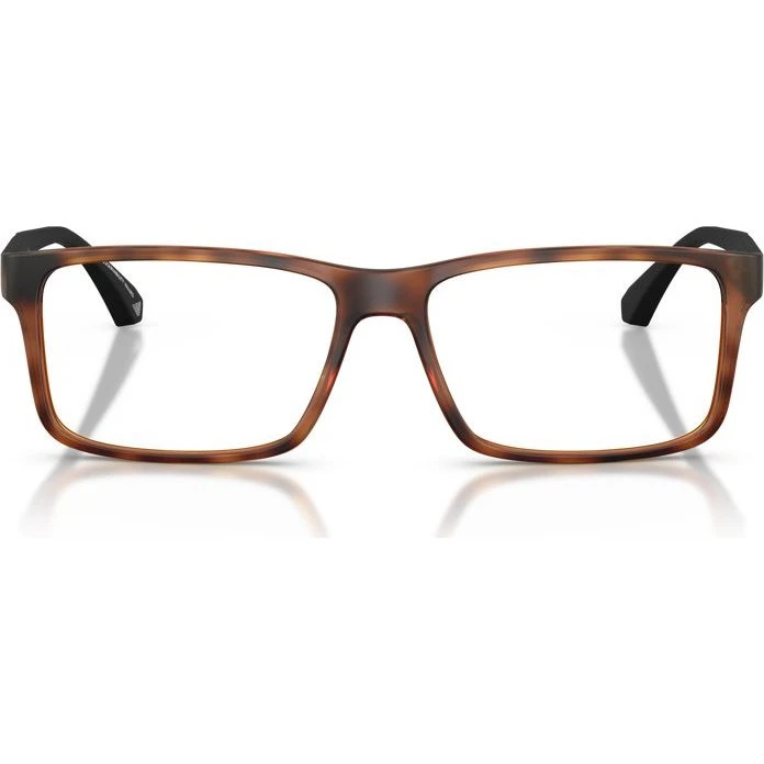 Emporio Armani EA 3038 Gafas de Vista Hombre Rectangulares Habano