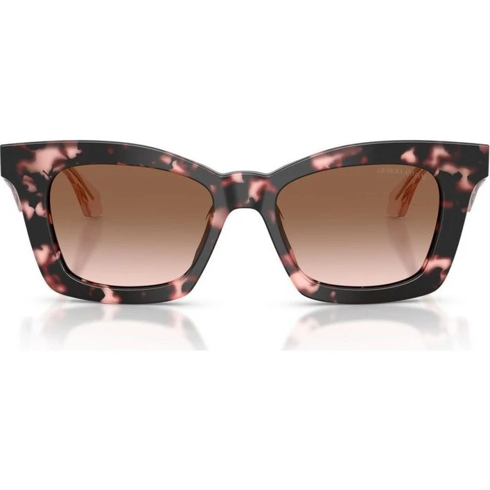 Giorgio Armani AR 8235U Gafas de Sol Mujer Cuadradas Marrón Habano