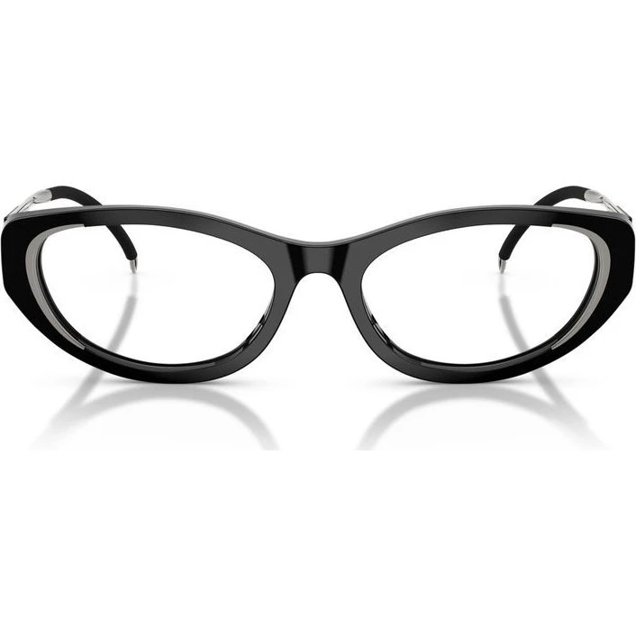 Diesel DL 4004F Gafas de Vista Mujer Negro Ovaladas Cat Eye