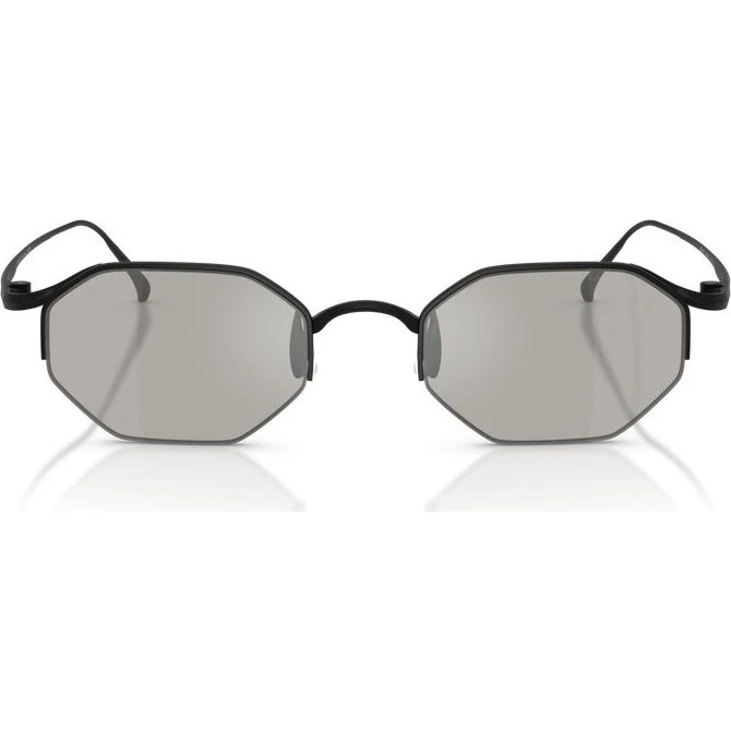 Giorgio Armani AR 6171T Gafas de Sol Hombre Geométricas Negro/Gris