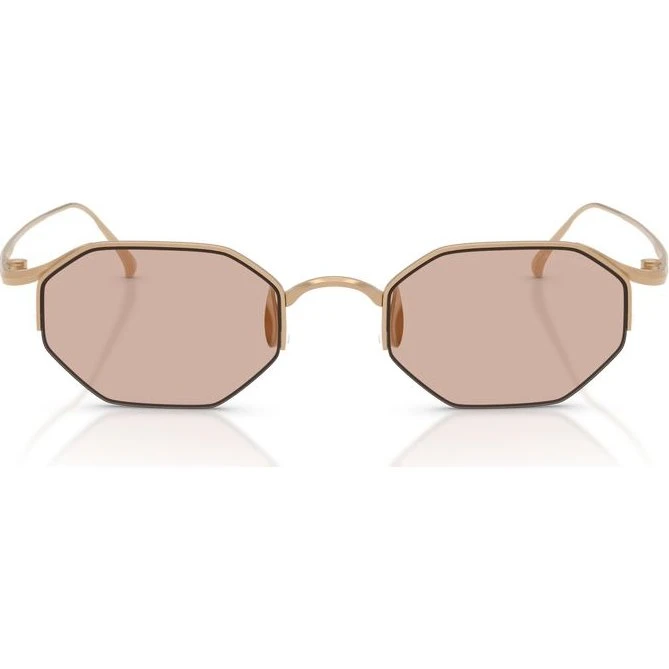 Giorgio Armani AR 6171T Gafas de Sol Geométricas de Titanio para Hombre