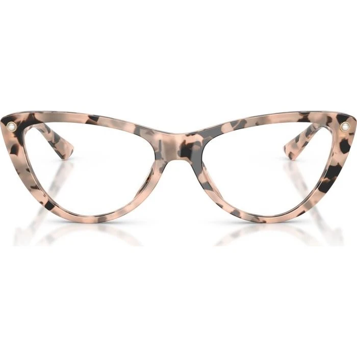 Jimmy Choo JC 3044HU Gafas de Vista Ojo de Gato Acetato Habano