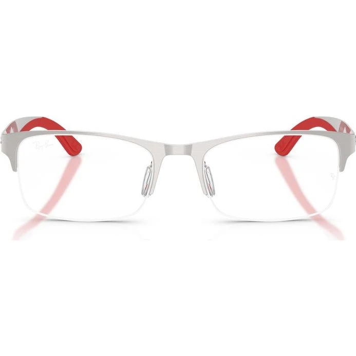 Ray-Ban RX 7551 Gafas de Vista Cuadradas de Metal Plata
