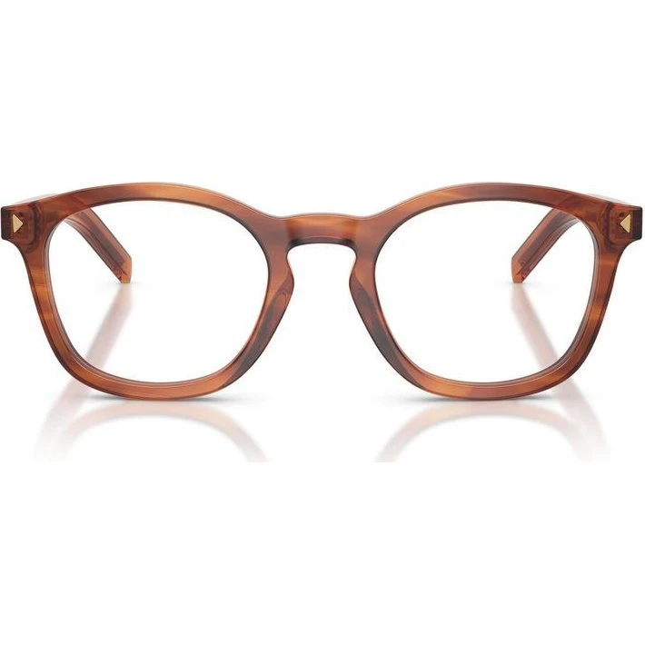 Prada PR C04V Gafas de Vista Hombre Marrón Geométricas