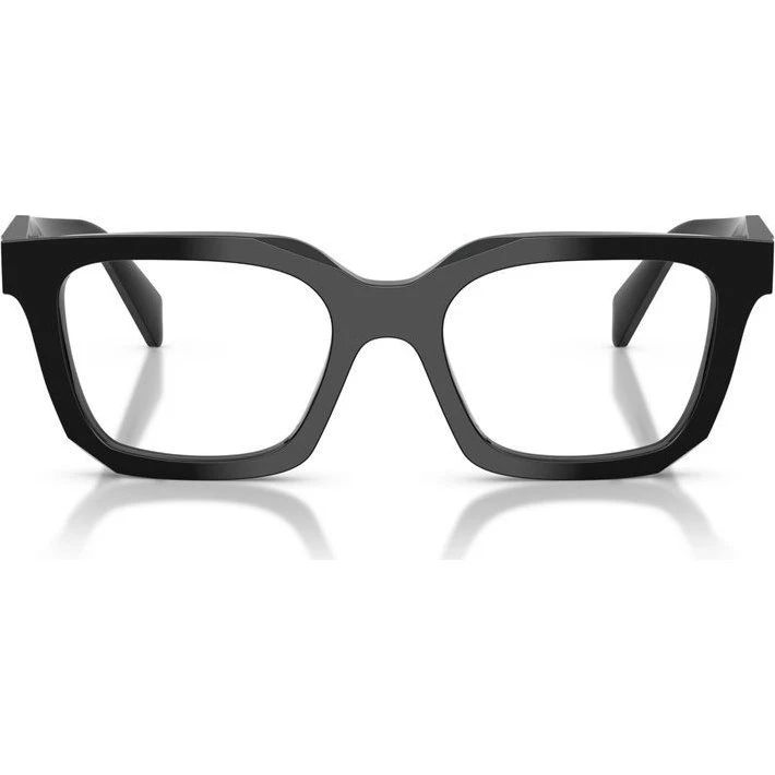Prada PR C08V 16K1O1 Monturas Ópticas Geométricas en Acetato Negro
