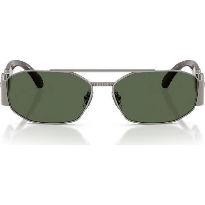 Versace VE 2287 Gafas de Sol Geométricas Rutenio y Lentes Verdes