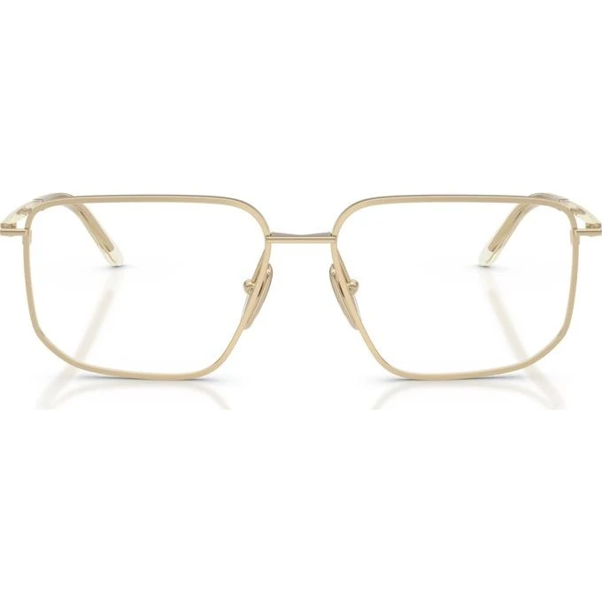 Prada PR C52V Gafas de Vista Mujer Oro Geométricas