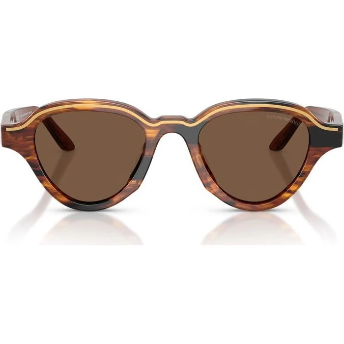 Emporio Armani EA 4264U Gafas de Sol Cuadradas Marrón para Hombre