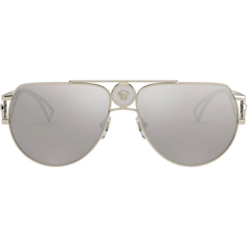 Versace Enamel Medusa VE 2225 Gafas de Sol Piloto Oro y Gris
