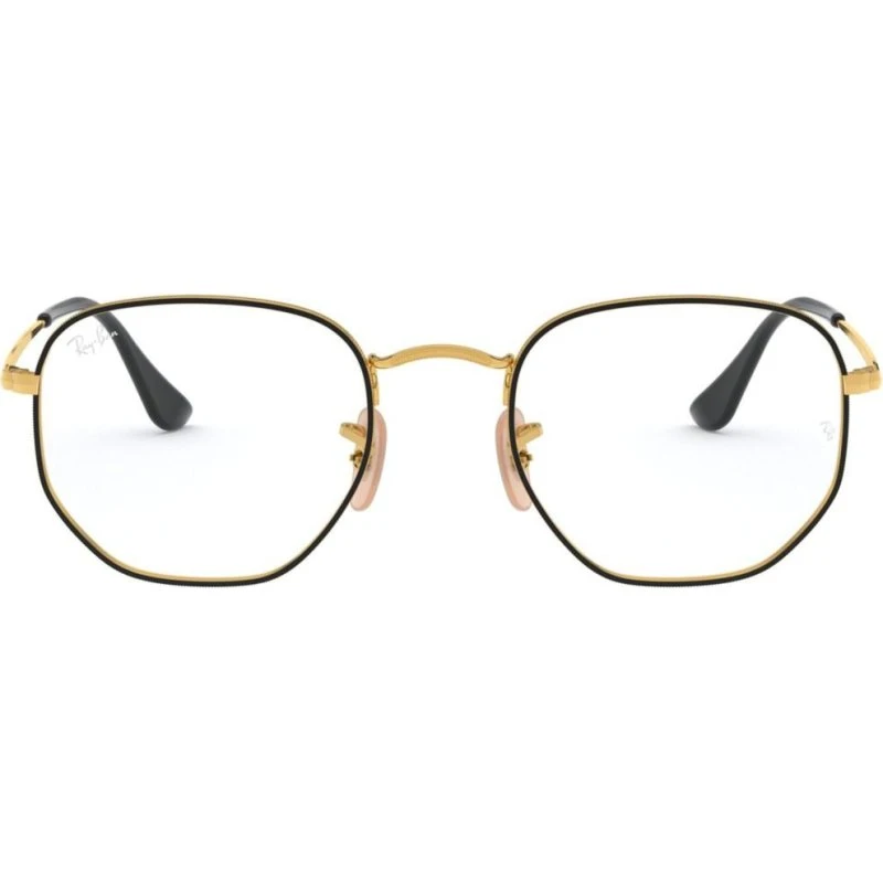 Ray-Ban RX 6448 Gafas de Vista Unisex Geométricas en Metal Negro