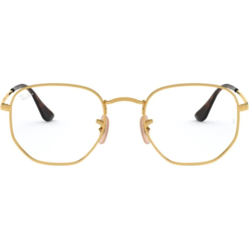 Ray-Ban RX6448 Gafas de Vista Hexagonales en Metal Oro