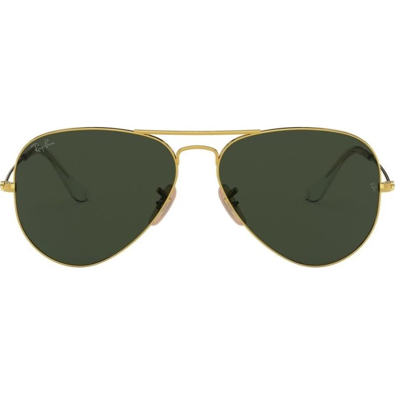 Ray-Ban Aviator RB3025 Large Metal Gafas de Sol Oro y Verde 58mm