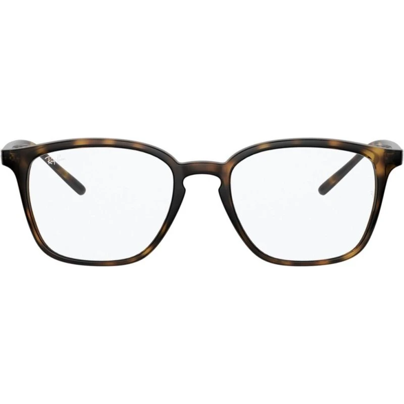 Ray-Ban RX 7185 Gafas de Vista Geométricas Unisex Habano