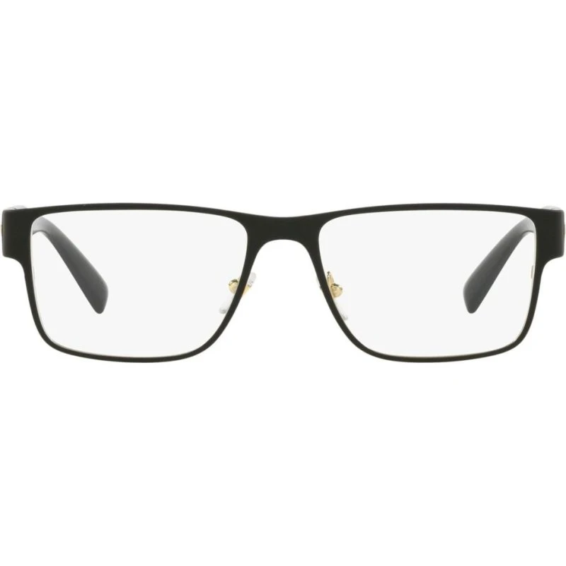 Versace VE 1274 Gafas de Vista Hombre Cuadradas Negras