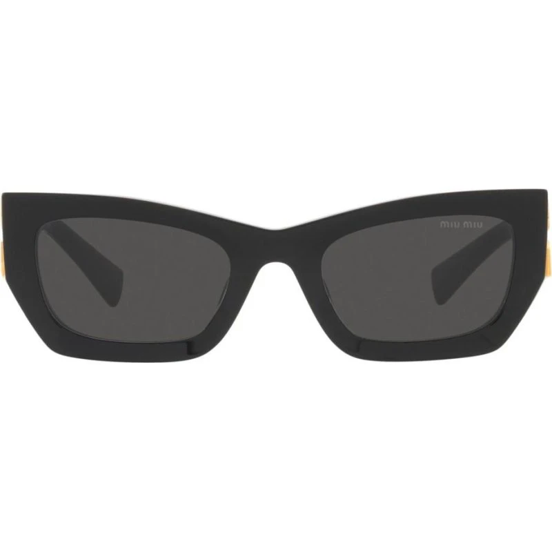 Miu Miu Gafas de Sol SMU 09WS Negro Geométrico Gris 53mm