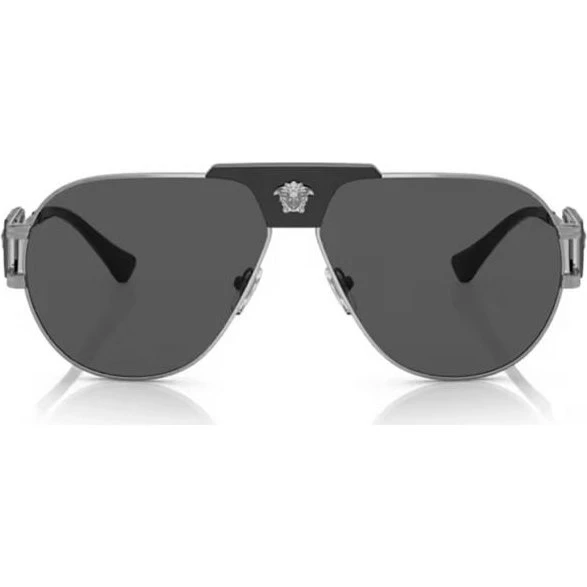 Versace VE 2252 Gafas de Sol Cuadradas para Hombre - Oro y Gris