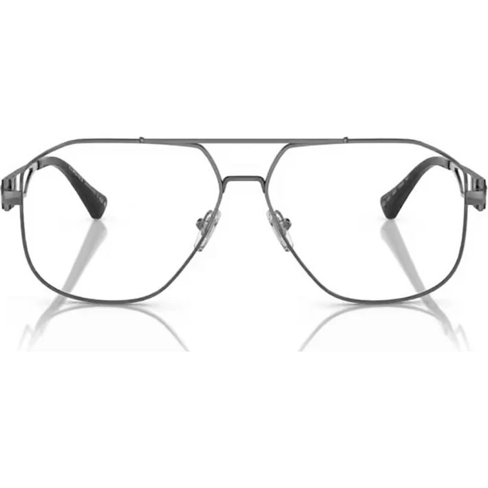 Versace VE 1287 Gafas de Vista Hombre Piloto Rutenio Gris