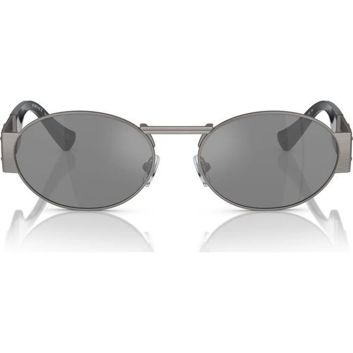 Versace Gafas de Sol VE 2264 Geométricas Gris Unisex