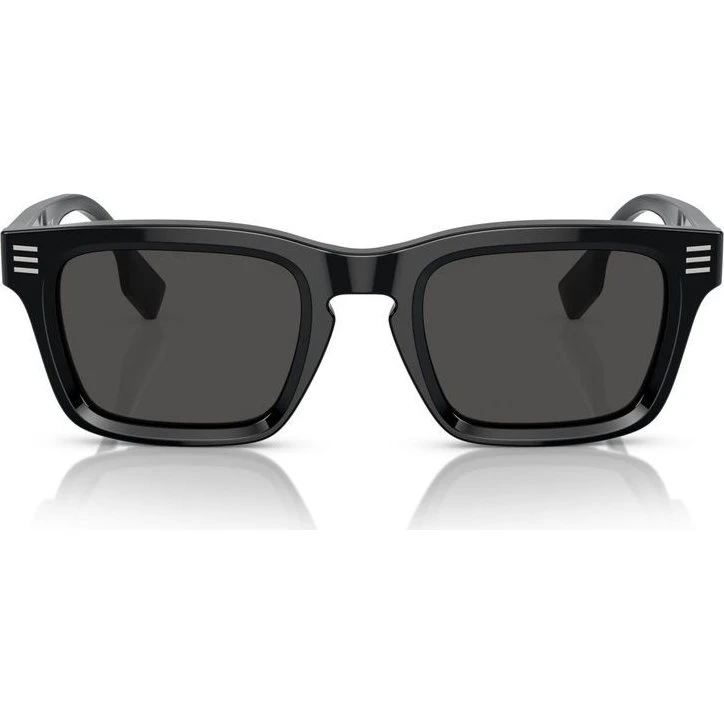Burberry BE 4403 Gafas de Sol Cuadradas para Hombre - Negro/Gris