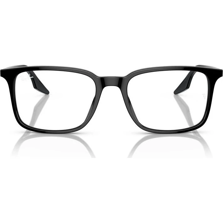 Ray-Ban RX5421 2000 Monturas Ópticas de Acetato Negro Cuadradas