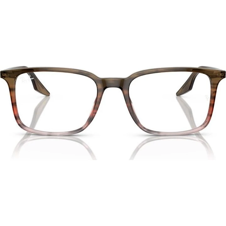 Ray-Ban RX 5421 Gafas de Vista Cuadradas Marrón Unisex