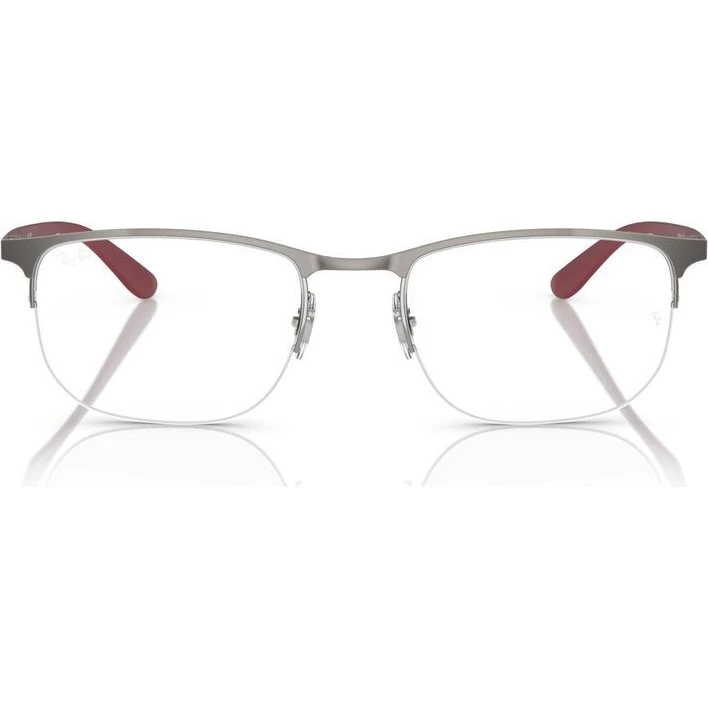 Ray-Ban RX 6513 Gafas de Vista Geométricas Gris Metalizado