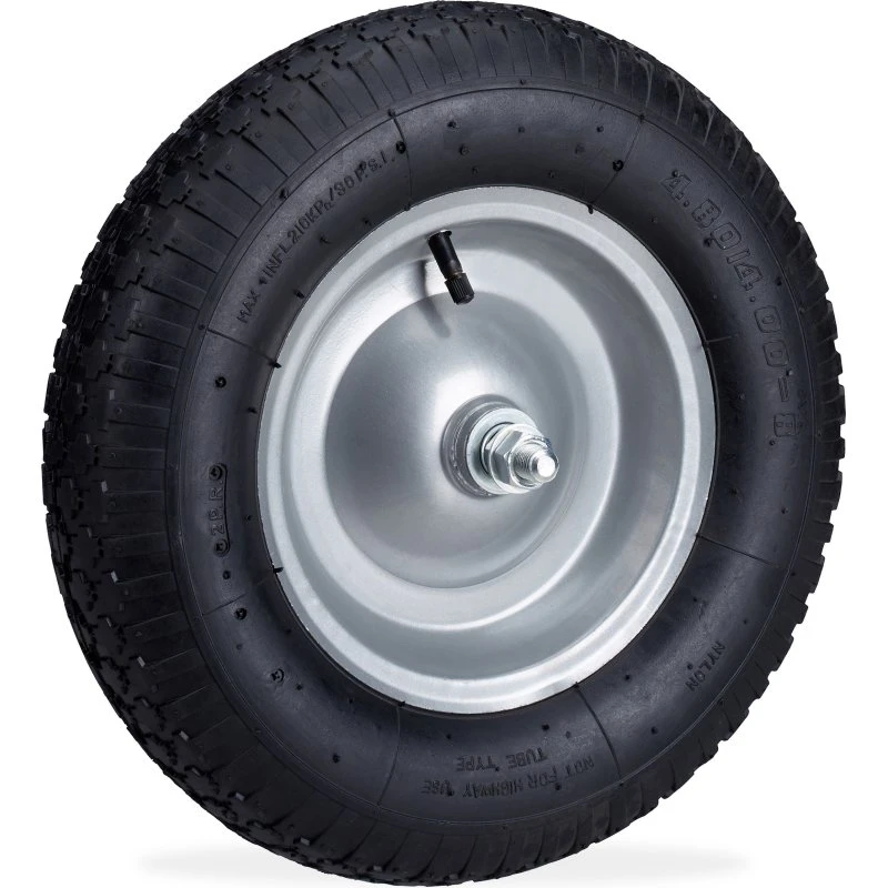 Marca Rueda Neumática Carretilla con Eje 200 kg