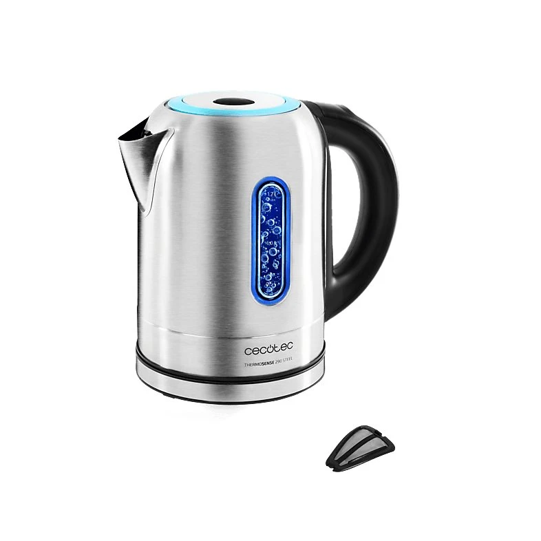 Cecotec ThermoSense 290 Hervidor de Agua 2200W 1.7L Inox