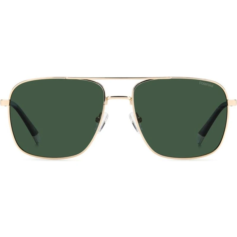 Polaroid PLD 4128/S/X Gafas de Sol Hombre Oro Cuadradas Polarizadas